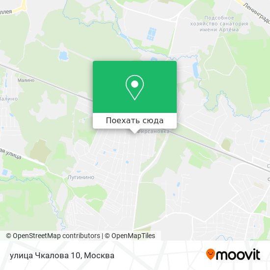 Карта улица Чкалова 10