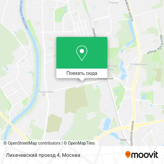Карта Лихачевский проезд 4