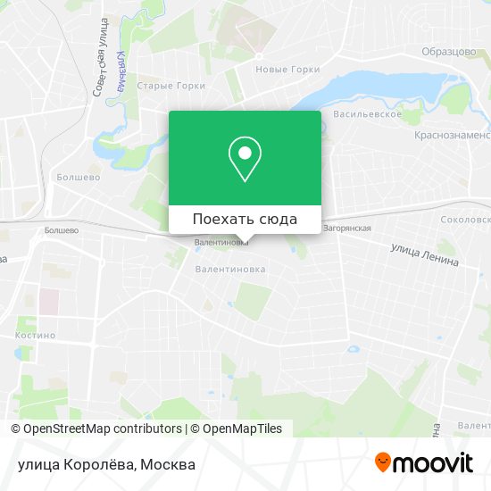 Карта улица Королёва