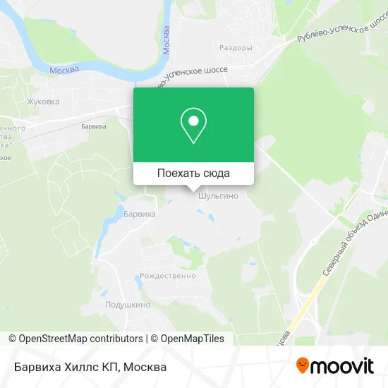 Карта Барвиха Хиллс КП