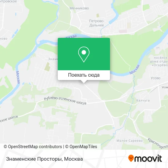 Карта Знаменские Просторы