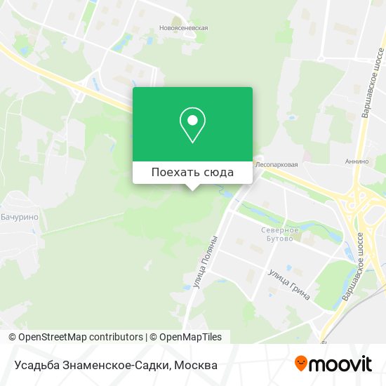 Карта садков. Нотариус Северное Бутово Знаменские Садки.