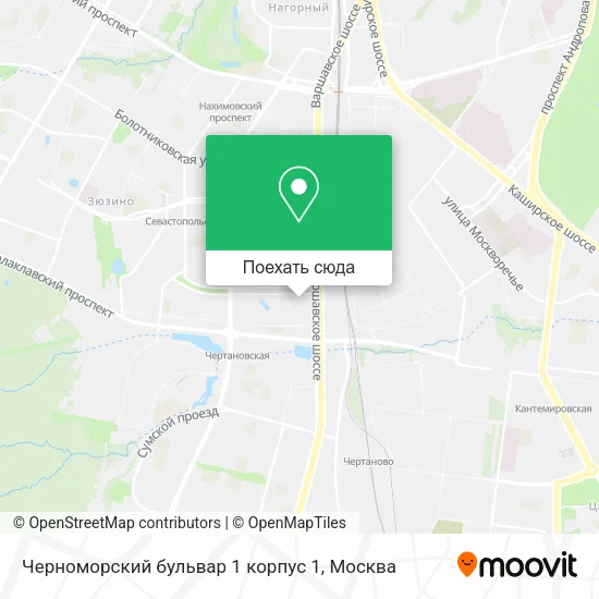 Карта Черноморский бульвар 1 корпус 1