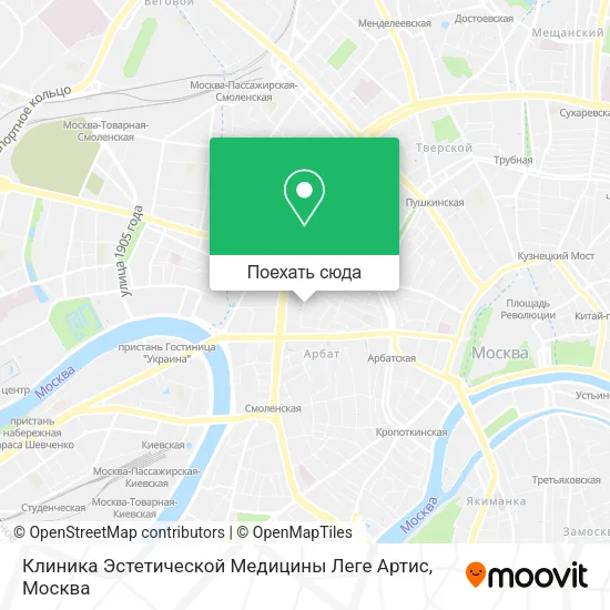 Карта Клиника Эстетической Медицины Леге Артис