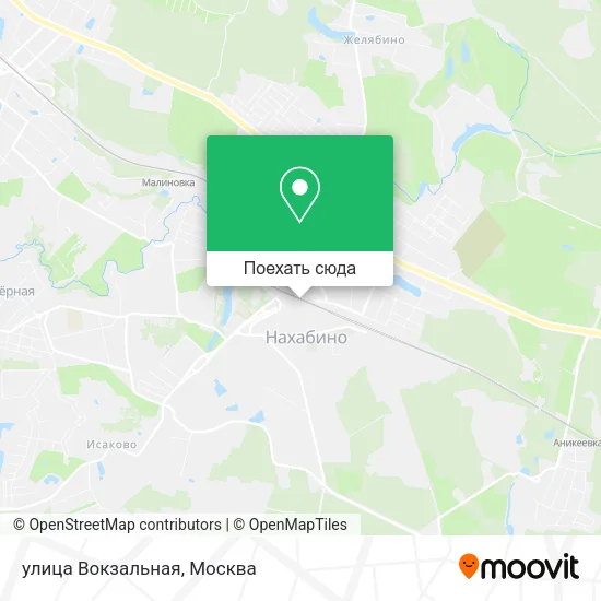 Карта улица Вокзальная