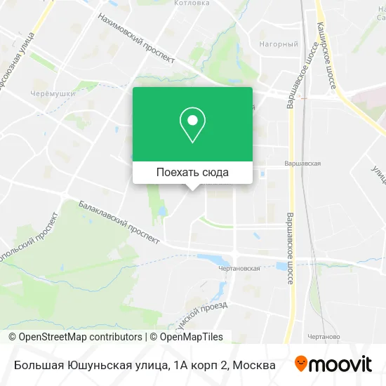 Карта Большая Юшуньская улица, 1А корп 2