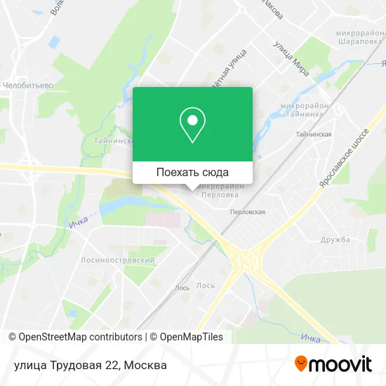 Карта улица Трудовая 22