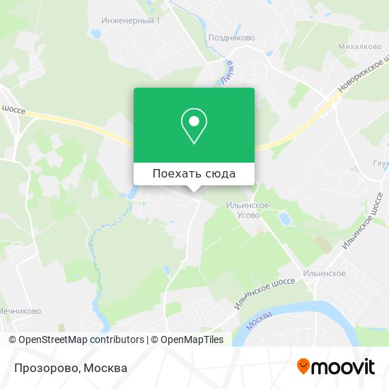 Карта Прозорово