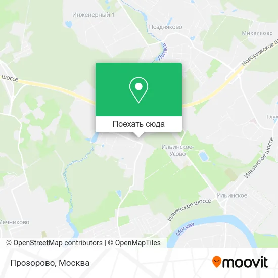 Карта Прозорово