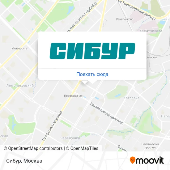 Карта Сибур