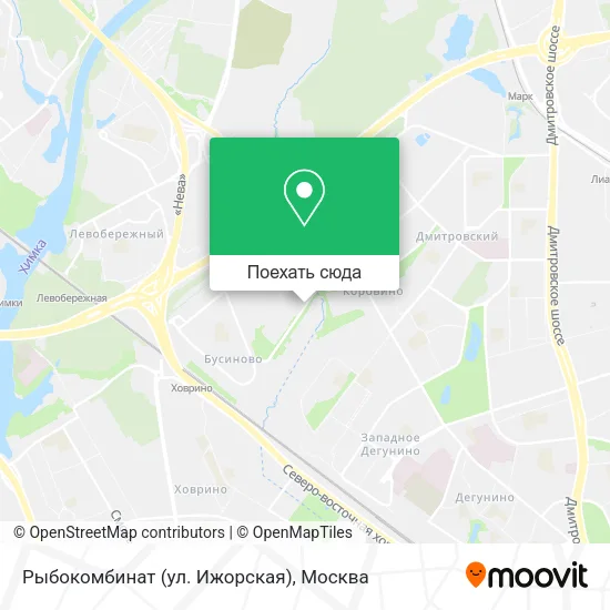 Карта Рыбокомбинат (ул. Ижорская)