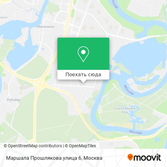 Карта Маршала Прошлякова улица 6