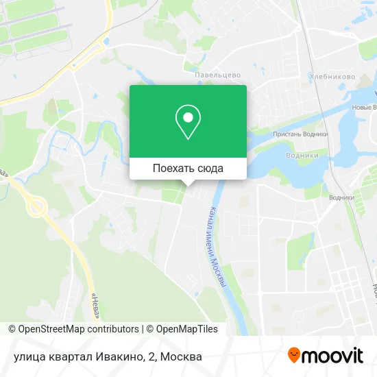 Карта улица квартал Ивакино, 2