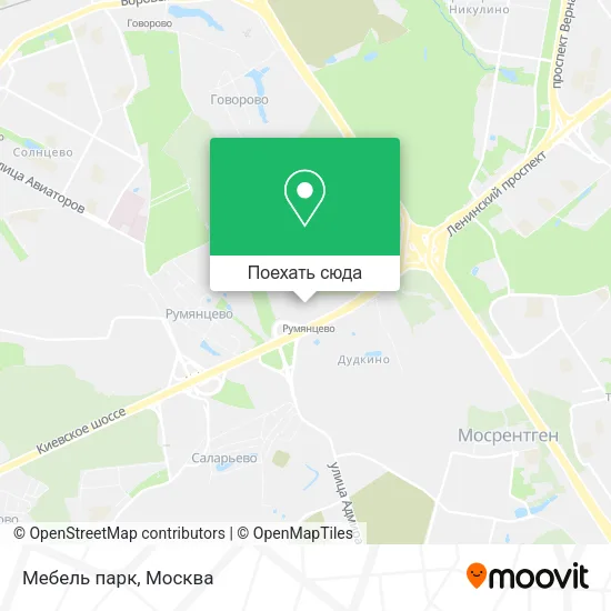 Карта Мебель парк