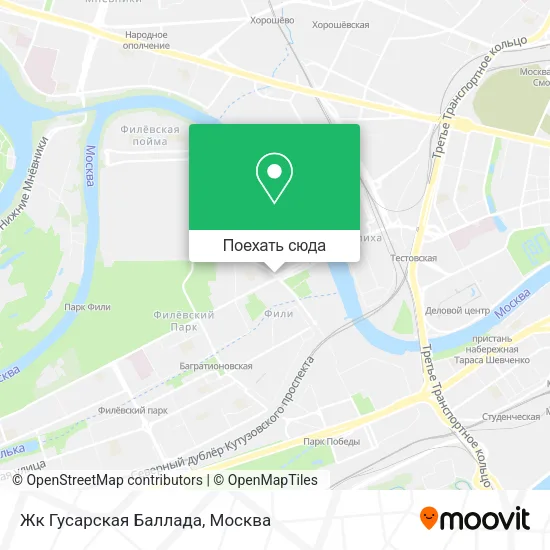 Карта Жк Гусарская Баллада