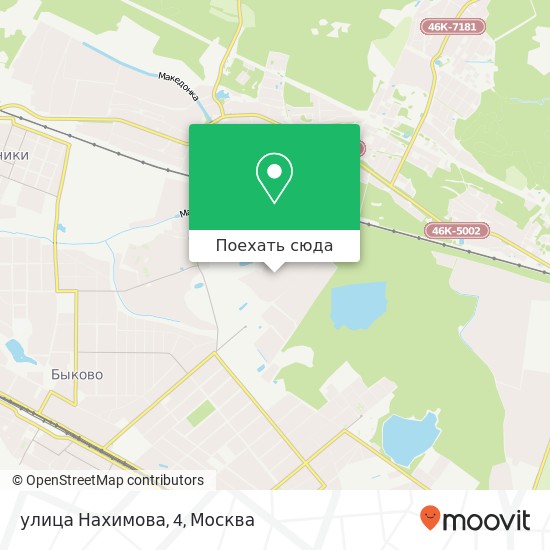 Карта улица Нахимова, 4