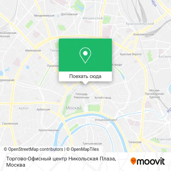 Карта Торгово-Офисный центр Никольская Плаза