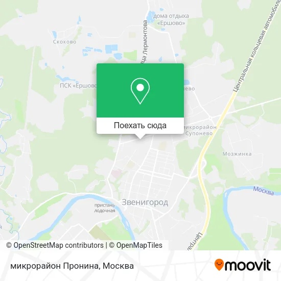 Карта микрорайон Пронина