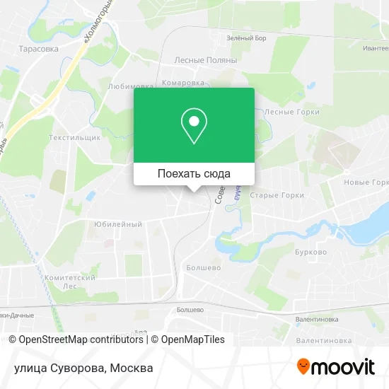Карта улица Суворова