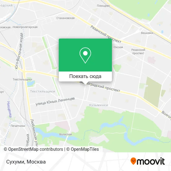 Карта Сухуми