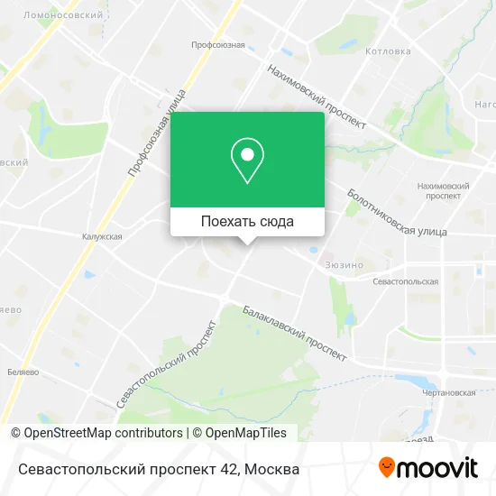 Карта Севастопольский проспект 42