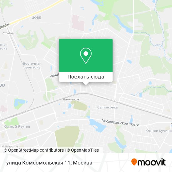 Карта улица Комсомольская 11