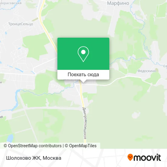 Карта Шолохово ЖК