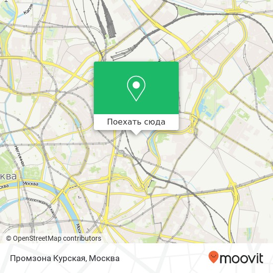 Карта Промзона Курская