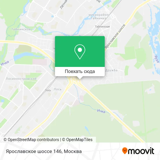 Карта Ярославское шоссе 146