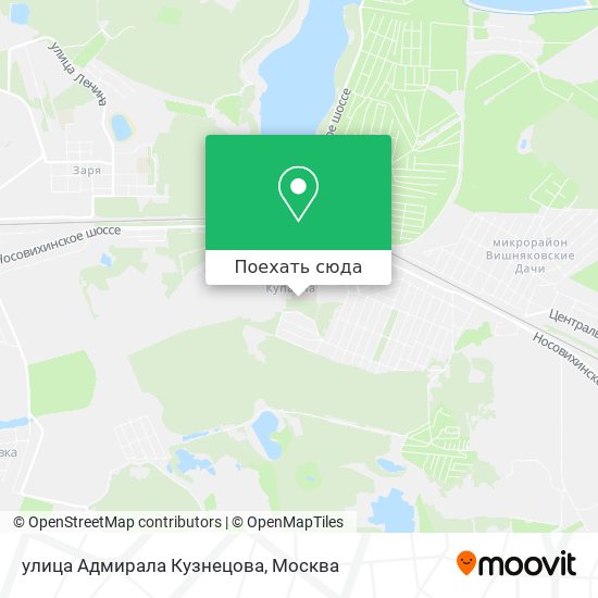 Карта улица Адмирала Кузнецова