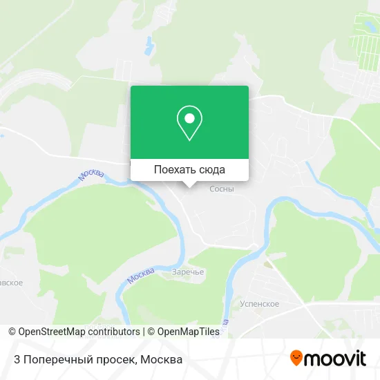 Карта 3 Поперечный просек