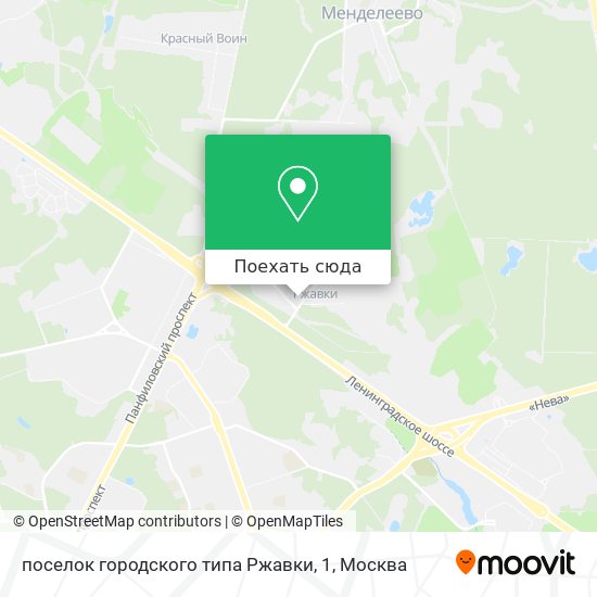 Карта поселок городского типа Ржавки, 1