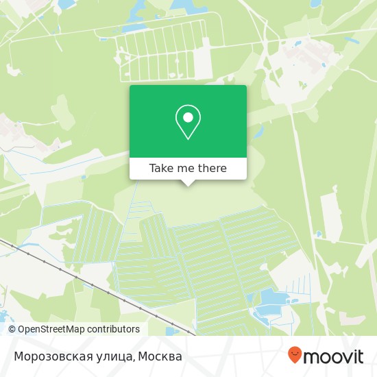 Карта Морозовская улица