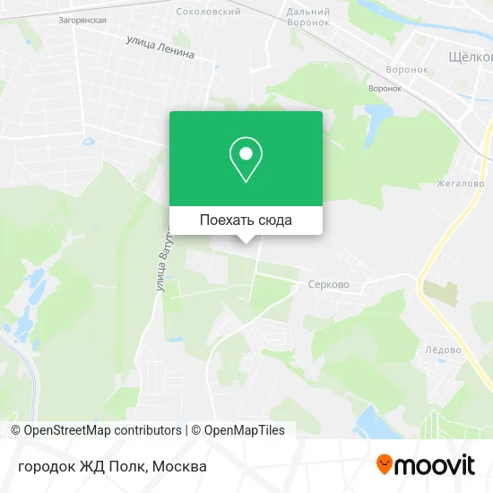 Карта городок ЖД Полк