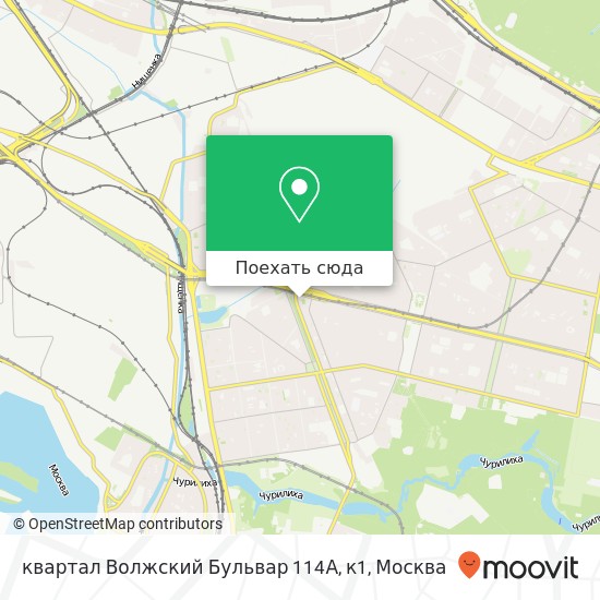 Карта квартал Волжский Бульвар 114А, к1