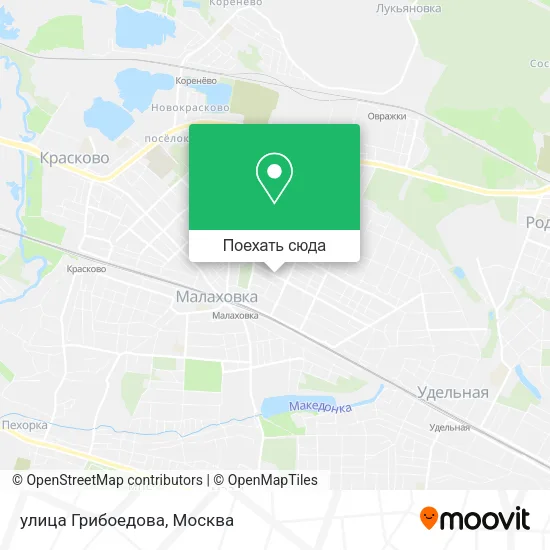 Карта улица Грибоедова