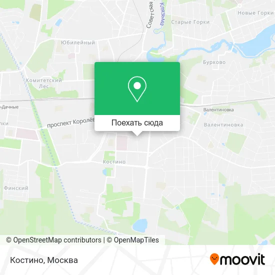 Карта Костино