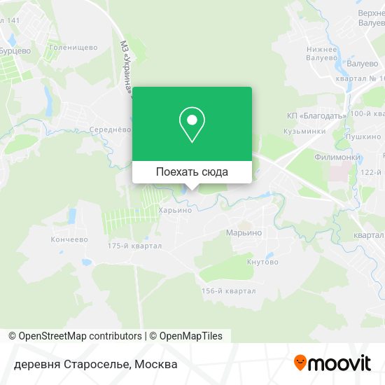 Карта деревня Староселье
