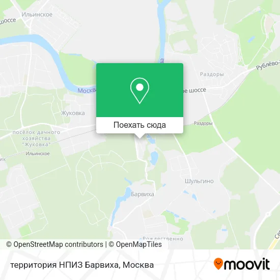 Карта территория НПИЗ Барвиха