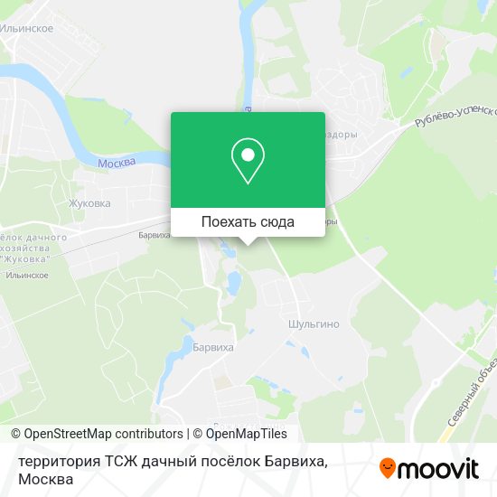 Карта территория ТСЖ дачный посёлок Барвиха