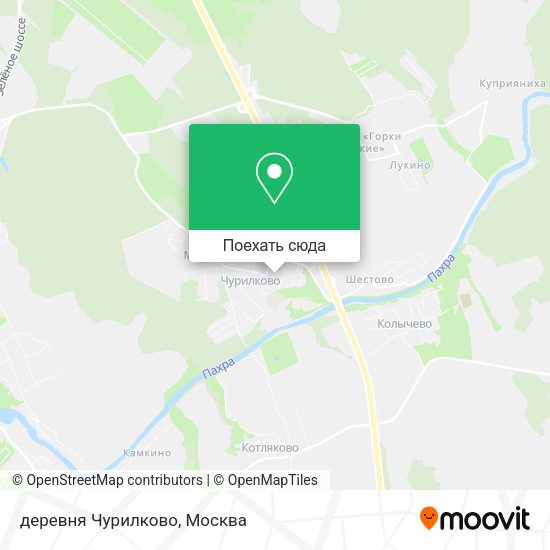 Карта деревня Чурилково