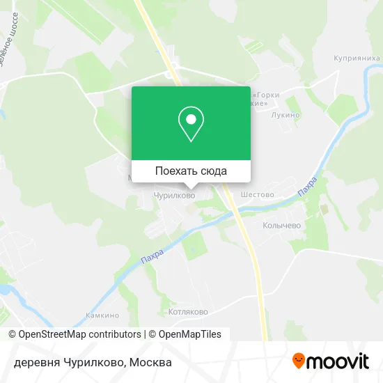 Карта деревня Чурилково