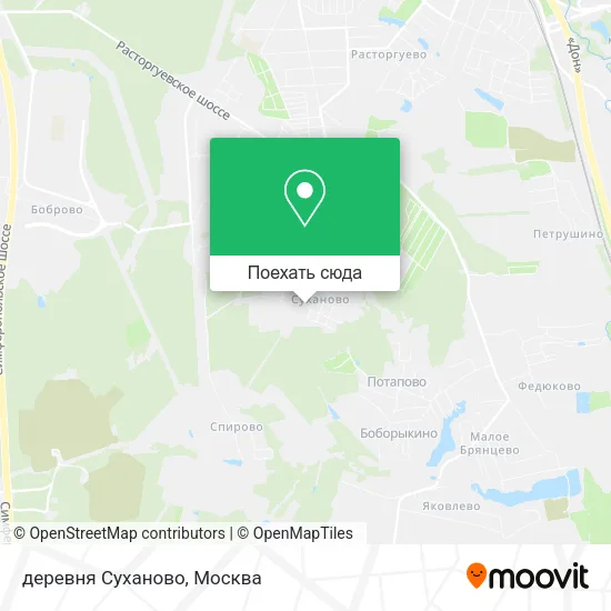 Карта деревня Суханово
