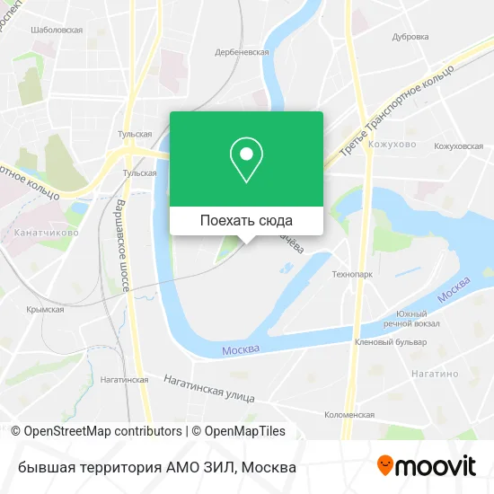 Карта бывшая территория АМО ЗИЛ