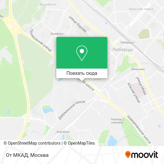 Карта От МКАД