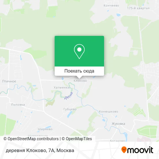 Карта деревня Клоково, 7А
