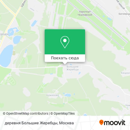 Карта деревня Большие Жеребцы