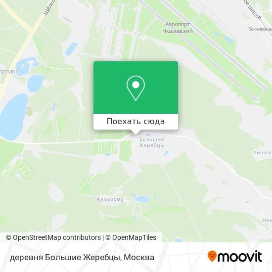 Карта деревня Большие Жеребцы