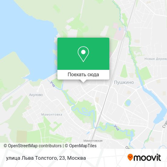 Карта улица Льва Толстого, 23
