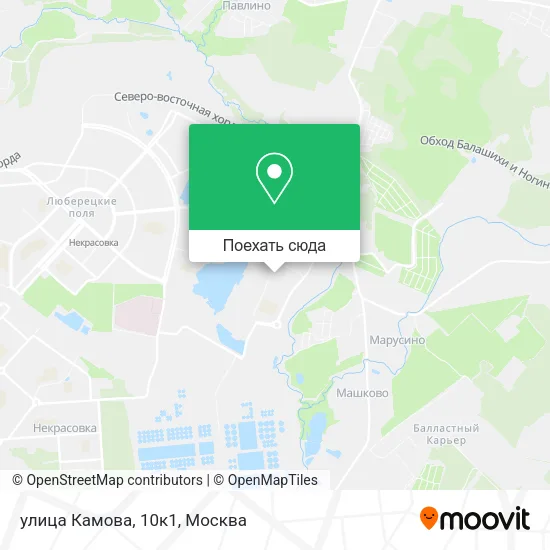 Карта улица Камова, 10к1